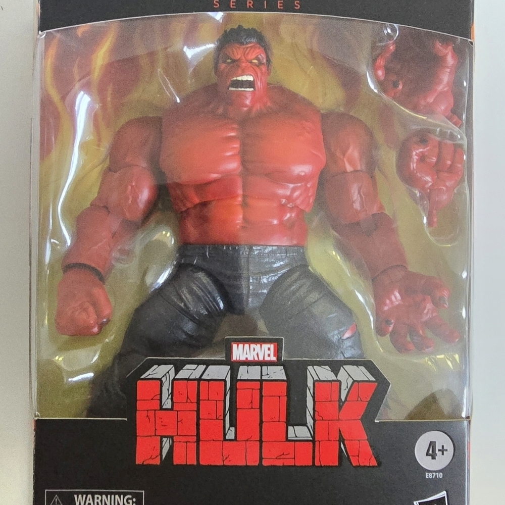 Marvel Red Hulk Figure with Black Pants